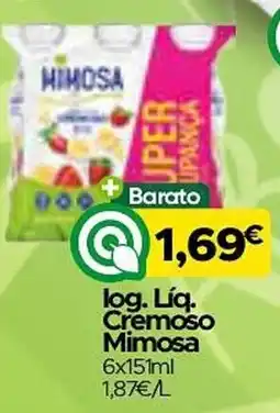 Supermercados Preços Baixos Líquido cremoso mimosa promoção