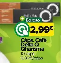 Supermercados Preços Baixos Cáps. Café Delta Q Qharisma promoção