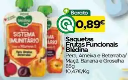 Supermercados Preços Baixos Saquetas Frutas Funcionais Blédina promoção