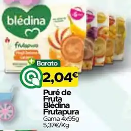 Supermercados Preços Baixos Pure de Fruta Blédina Frutapura promoção