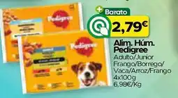Supermercados Preços Baixos Alim. Húm. Pedigree Adulto/Junior Frango/Borrego/Vaca/Arroz/Frango promoção