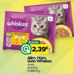 Supermercados Preços Baixos Alim. Húm. Gato Whiskas promoção