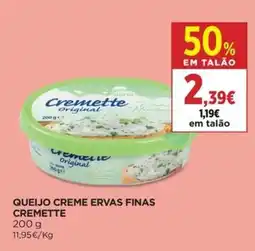 El Corte Inglés Queijo creme ervas finas cremette promoção