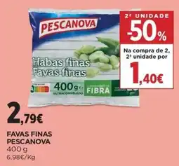 El Corte Inglés Favas finas pescanova promoção