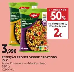 El Corte Inglés refeição pronta veggie creations iglo promoção