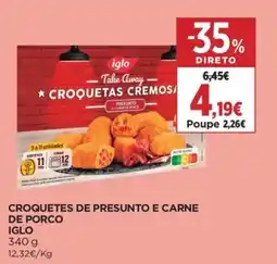 El Corte Inglés Croquetes de presunto e carne de porco iglo promoção