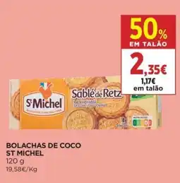 El Corte Inglés Bolachas de coco st michel promoção