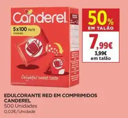 El Corte Inglés edulcorante red em comprimidos canderel promoção
