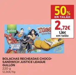 El Corte Inglés bolachas recheadas choco-sandwich justice league gullón promoção