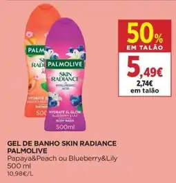 El Corte Inglés gel de banho skin radiance palmolive promoção