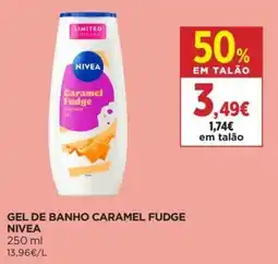 El Corte Inglés gel de banho caramel fudge nivea promoção