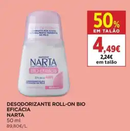 El Corte Inglés Desodorizante roll-on bio eficácia narta promoção