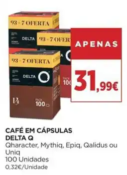 El Corte Inglés Café em cápsulas delta q promoção