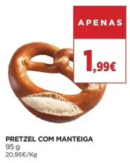 El Corte Inglés pretzel com manteiga promoção
