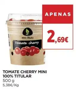 El Corte Inglés tomate cherry mini 100% titular promoção