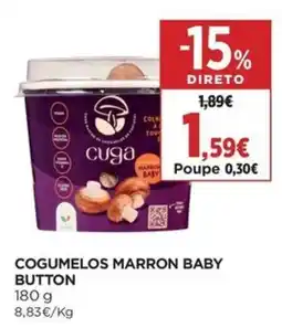 El Corte Inglés Cuga cogumelos marron baby button promoção