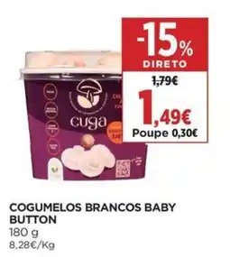 El Corte Inglés Cuga cogumelos brancos baby button promoção