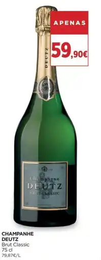 El Corte Inglés champagne deutz brut classic promoção