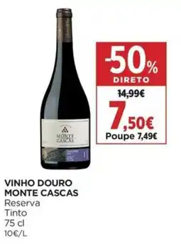 El Corte Inglés vinho douro monte cascas promoção