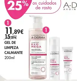 Pingo Doce gel de limpeza calmante a-derma promoção