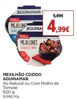 El Corte Inglés Mexilhão cozido aguinamar promoção