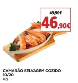 El Corte Inglés Camarão selvagem cozido promoção