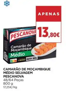 El Corte Inglés Camarão de moçambique médio selvagem pescanova promoção