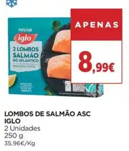El Corte Inglés lombos de salmão asc iglo promoção