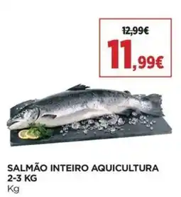 El Corte Inglés Salmão inteiro aquicultura promoção