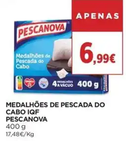 El Corte Inglés medalhões de pescada do cabo iqf pescanova promoção