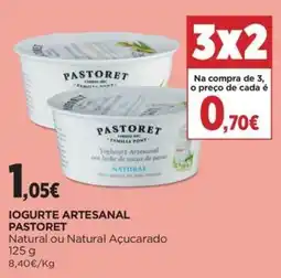 El Corte Inglés Iogurte artesanal pastoret promoção