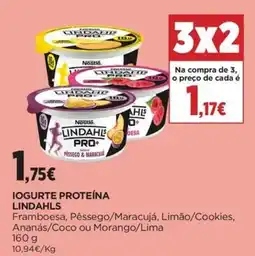 El Corte Inglés Iogurte proteína lindahls promoção