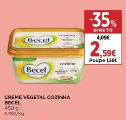 El Corte Inglés Creme vegetal cozinha becel promoção