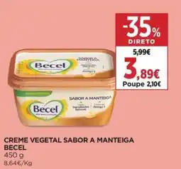 El Corte Inglés Creme vegetal sabor a manteiga becel promoção