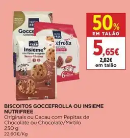 El Corte Inglés Biscoitos goccefrolla ou insieme nutrifree promoção