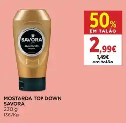 El Corte Inglés Mostarda top down savora promoção