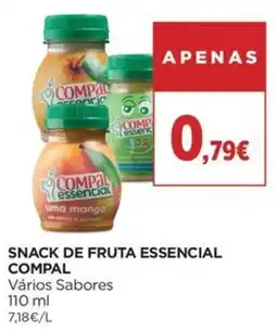 El Corte Inglés Snack de fruta essencial compal promoção