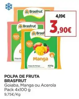 El Corte Inglés Polpa de fruta brasfrut promoção