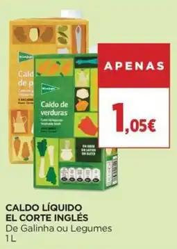 El Corte Inglés Caldo líquido el corte inglés promoção