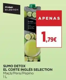 El Corte Inglés Sumo detox el corte inglés selection promoção