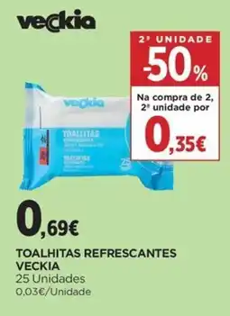 El Corte Inglés toalhitas refrescantes veckia promoção