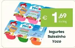 Roque Supermercados Iogurtes Suissinho Yoco promoção