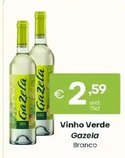 Roque Supermercados Vinho Verde Gazela Branco promoção