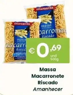 Roque Supermercados Massa Macarronete Riscado Amanhecer promoção