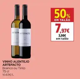 El Corte Inglés Vinho alentejo artefacto promoção