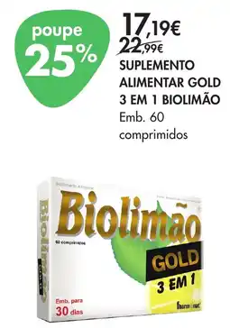 Pingo Doce biolimão gold 3 em 1 promoção