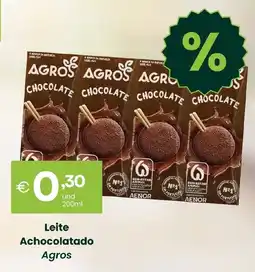 Roque Supermercados Leite Achocolatado Agros promoção
