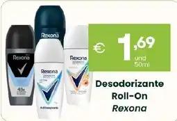Roque Supermercados Desodorante Roll-On Rexona promoção
