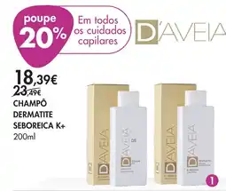 Pingo Doce D'aveia champô dermatite seborreica k+ promoção