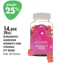 Pingo Doce Ivy bears women's hair vitamins promoção
